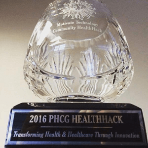 2016 PHCG HealthHack trophy